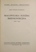 Małopolska rzeźba średniowiecza 1300-1450, 1949 r.