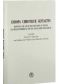 Europa Christlich Gestalten
