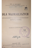 Dla najmniejszych dwadzieścia lekcyj katechizmu metodą czynną, 1933 r.