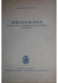 Bibliografia konstytucyj sejmowych XVII  wieku w Polsce