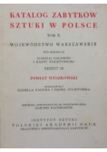Katalog zabytków sztuki w Polsce, Tom X, zeszyt 28