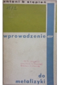 Wprowadzenie do metafizyki
