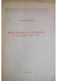 Misja Polska w Londynie w latach 1769-1795