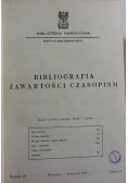 Bibliografia zawartości czasopism, Rocznik 29