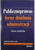 Publicznoprawne formy działania administracji