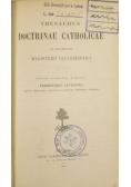 Thesaurus Doctrinae Catholicae, 1920 r.