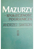 Mazurzy społeczność pogranicza