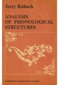 Analysis of phonological structures