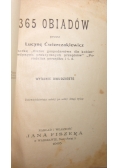 365 obiadów, 1905r.