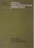 Z filozofii św. Augustyna i św. Bonawentury