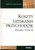 Koszty uzyskania przychodów