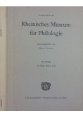 Rheinisches Museum fur Philologie