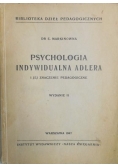 Psychologia indywidualna Adlera 1947 r.