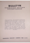Biuletyn żydowskiego instytutu historycznego