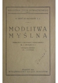 Modlitwa myślna, 1931 r.