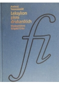 Leksykon pism drukarskich