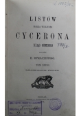 Listów Marka Tulliusza Cyceron tom II 1873 r.