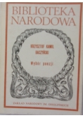 Biblioteka Narodowa -wybór poezji