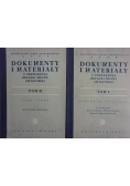 Dokumenty i materiały, z przedednia wojny światowej, tom I-II, 1949r.