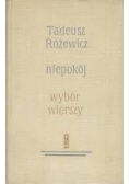 Niepokój, wybór wierszy