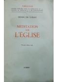 Méditation sur l'Église