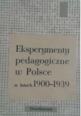 Eksperymenty pedagogiczne w Polsce w latach 1900-1939