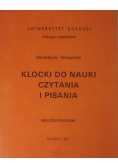 Klocki do nauki czytania i pisania