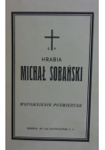 Hrabia Michał Sobański wspomnienie pośmiertne , około 1950 r.