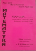 Kangur europejski i inne międzynarodowe konkursy z matematyki, cz. 2
