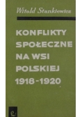 Konflikty Społeczne na wsi polskiej 1918 - 1920
