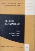 Religie Racjonalne, Studia z filozofii religii XV - XVII w.