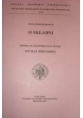 O składni