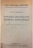Powieści historyczne Henryka Rzewuskiego, 1922 r.