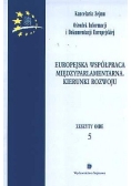 Europejska współpraca Międzyparlamentarna kierunki rozwoju
