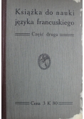 Książka do nauki języka francuskiego część 2 1917 r.