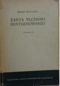 Zarys techniki rentgenowskiej
