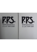 PPS Wspomnienia z lat 1918 1939 Tom I i II