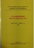 Czasopismo Prawno-Historyczne, tom XLVII, zeszyty 1-2 za rok 1995