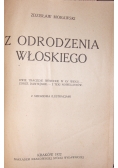 Z odrodzenia Włoskiego ,1922r.