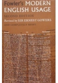 A dictionary of modern english usage
