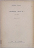Elementy dźwignic, Część I