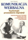 Komunikacja werbalna Psychologia prowadzenia negocjacji