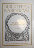 Idee programowe romantyków polskich. Antologia, BN
