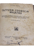 Sztuka zdobycia majątku, 1923 r.