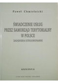 Świadczenie usług przez samorząd terytorialny w Polsce