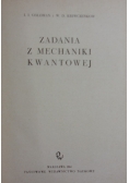 Zadania z mechaniki kwantowej