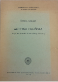 Metryka łacińska