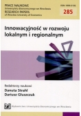 Innowacyjność w rozwoju lokalnym i regionalnym