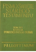 Pismo Święte Starego Testamentu tom II cz.3