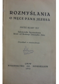 Rozmyślania o męce Pana Jezusa 1932 r.